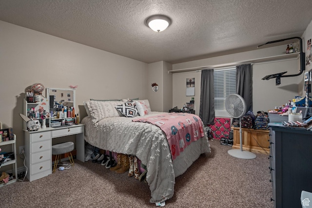 3870 W Mountaintop Cir, Cedar Hills, UT 84062 - bedroom with carpet and a textured ceiling