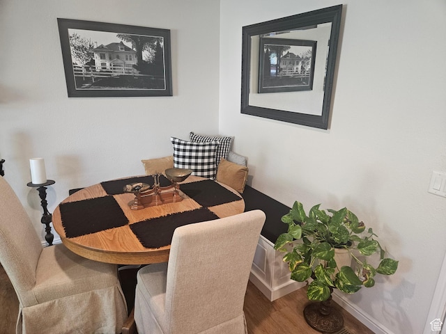 5235 S Spring Clover Dr W, Salt Lake City, UT 84123 - dining room featuring wood finished floors and baseboards