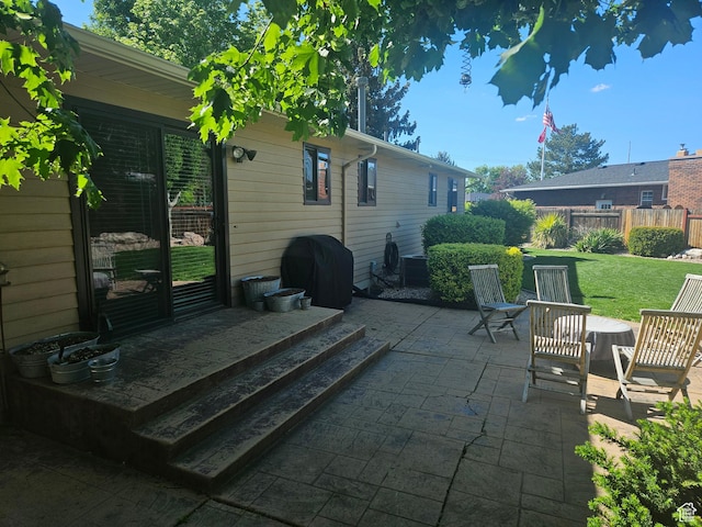 5235 S Spring Clover Dr W, Salt Lake City, UT 84123 - view of patio with area for grilling