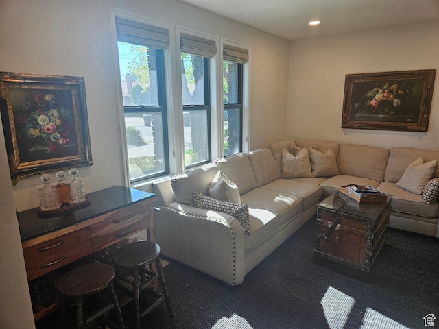 5235 S Spring Clover Dr W, Salt Lake City, UT 84123 - living room with plenty of natural light and carpet