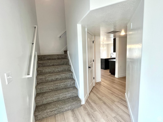 1937 S Freestone Blvd, Santaquin, UT 84655 - stairway with wood finished floors and baseboards