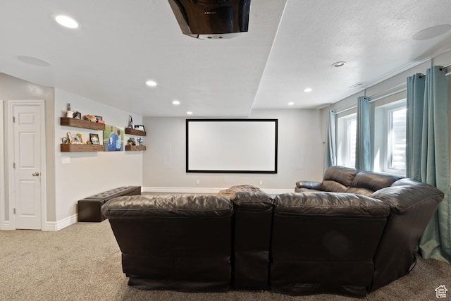 117 S 200 E, Kaysville, UT 84037 - carpeted home theater featuring recessed lighting and baseboards