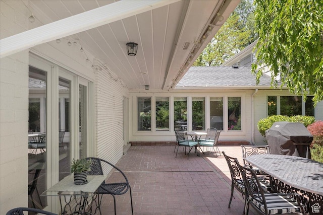 3563 S Canyon Way, Millcreek, UT 84106 - view of patio / terrace with outdoor dining area and grilling area