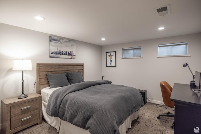 3563 S Canyon Way, Millcreek, UT 84106 - bedroom with recessed lighting and light wood-style floors