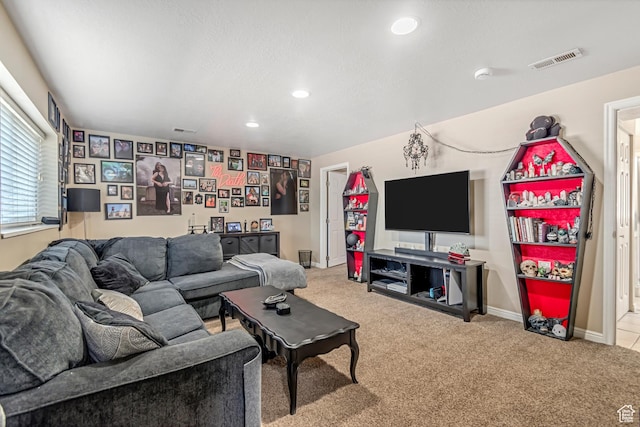 2316 E Claybourne Ave S, Millcreek, UT 84109 - living area with carpet floors and recessed lighting