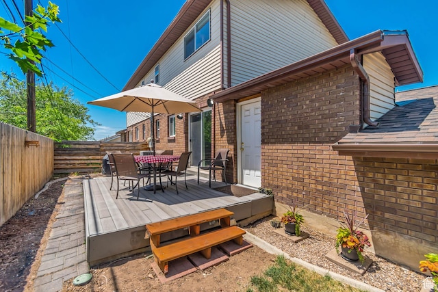 2316 E Claybourne Ave S, Millcreek, UT 84109 - fenced backyard with a deck and outdoor dining area