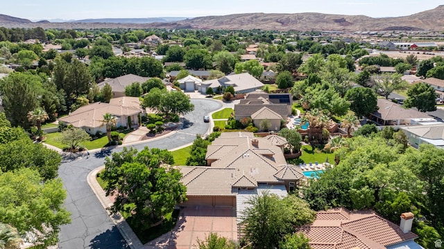 1287 W Bloomington Dr S Unit 7, Bloomington, UT 84790 - aerial perspective of suburban area with a mountainous background