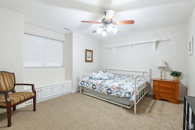 1287 W Bloomington Dr S Unit 7, Bloomington, UT 84790 - bedroom featuring carpet and a ceiling fan