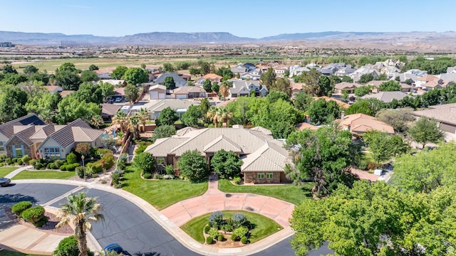 1287 W Bloomington Dr S Unit 7, Bloomington, UT 84790 - aerial view of residential area featuring mountains
