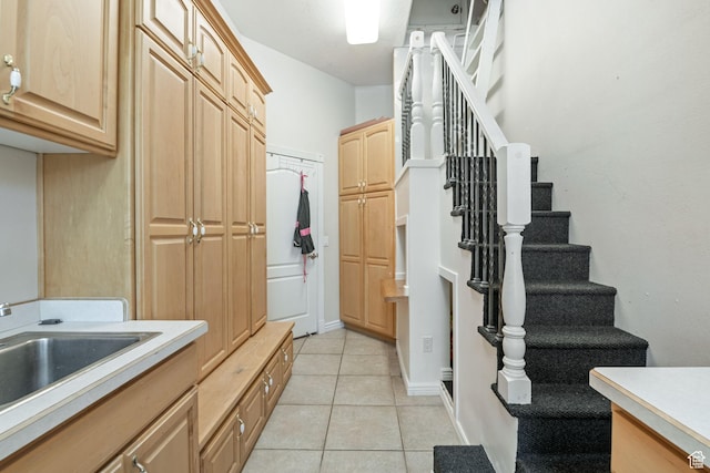 1287 W Bloomington Dr S Unit 7, Bloomington, UT 84790 - washroom with light tile patterned flooring and a sink