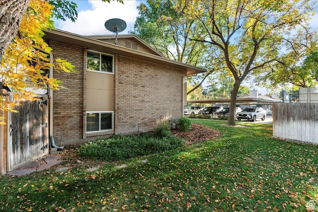 1968 E Licoln Ln S Unit 5A, Holladay, UT 84124 - view of side of property with brick siding