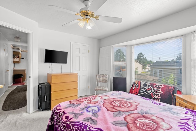 4924 W Barton Park Dr, West Jordan, UT 84081 - bedroom featuring carpet and ceiling fan