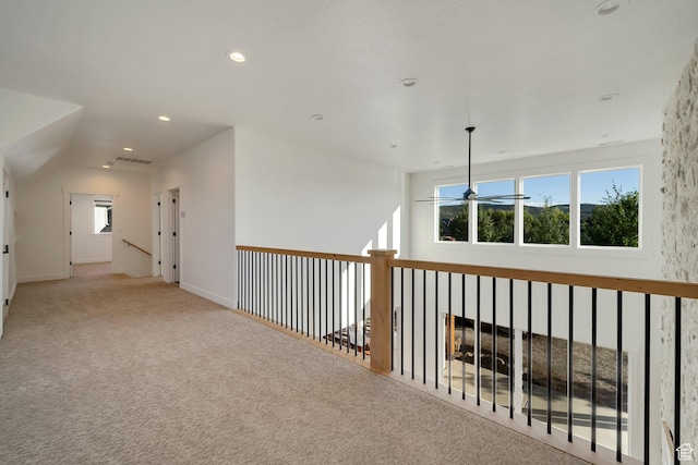 1474 E Rock View Ct, Kamas, UT 84036 - corridor with recessed lighting, carpet flooring, and baseboards