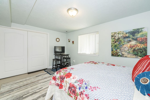 1257 W 3275 S, Perry, UT 84302 - bedroom featuring a closet and light wood-type flooring