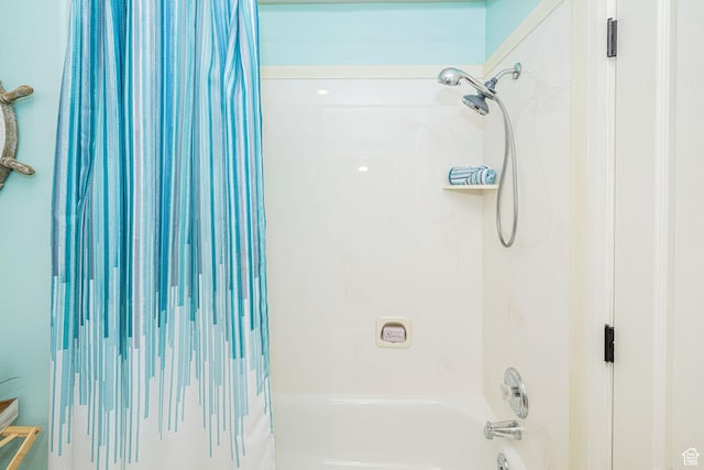 1257 W 3275 S, Perry, UT 84302 - bathroom with shower / bath combination with curtain