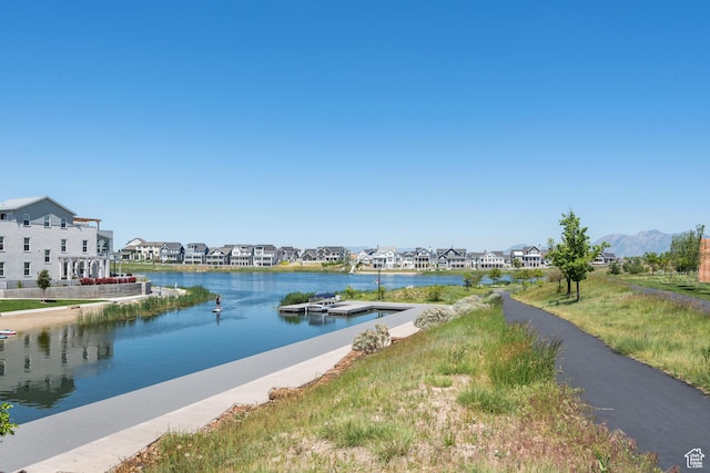10773 S Beach Comber Way S, Jordan, UT 84009 - water view with nearby suburban area