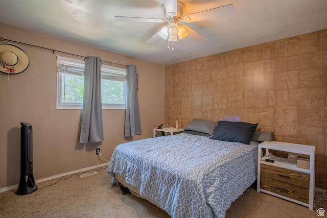 3746 S 7200 W, Magna, UT 84044 - carpeted bedroom with baseboards and a ceiling fan