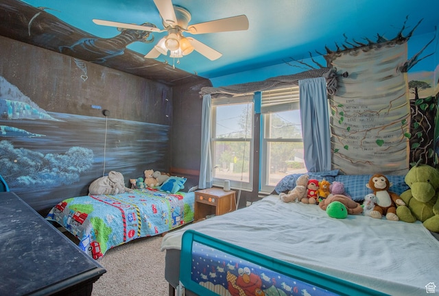 3746 S 7200 W, Magna, UT 84044 - bedroom featuring carpet floors and a ceiling fan