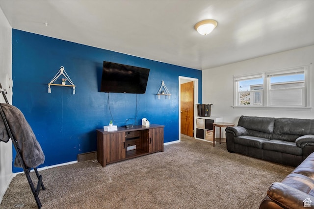 5305 S 2700 W, Roy, UT 84067 - living room featuring carpet floors and baseboards