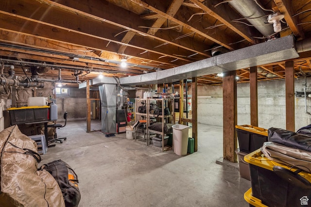 5305 S 2700 W, Roy, UT 84067 - basement featuring heating unit