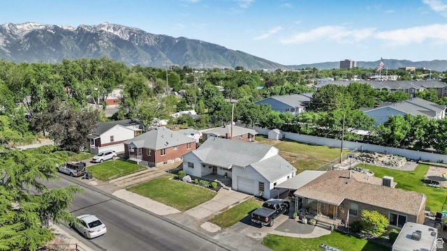23 W Cottage Ave, Sandy, UT 84070 - aerial view of residential area with a mountainous background