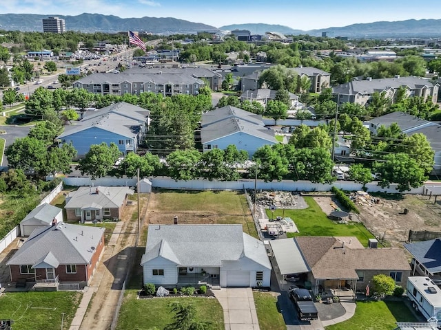 23 W Cottage Ave, Sandy, UT 84070 - aerial perspective of suburban area featuring a mountain backdrop