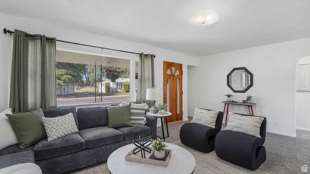 23 W Cottage Ave, Sandy, UT 84070 - living room featuring carpet flooring and baseboards