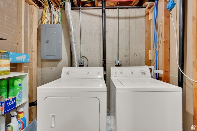 648 W 2200 N, Clinton, UT 84015 - laundry room with separate washer and dryer and electric panel