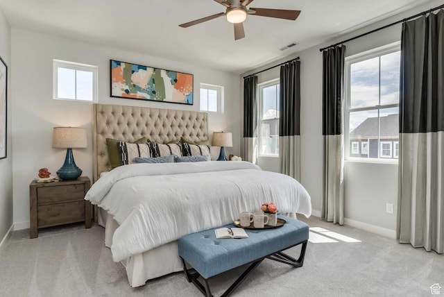 1028 N 1420 W Unit 31, Pleasant Grove, UT 84062 - bedroom featuring light colored carpet, baseboards, and a ceiling fan