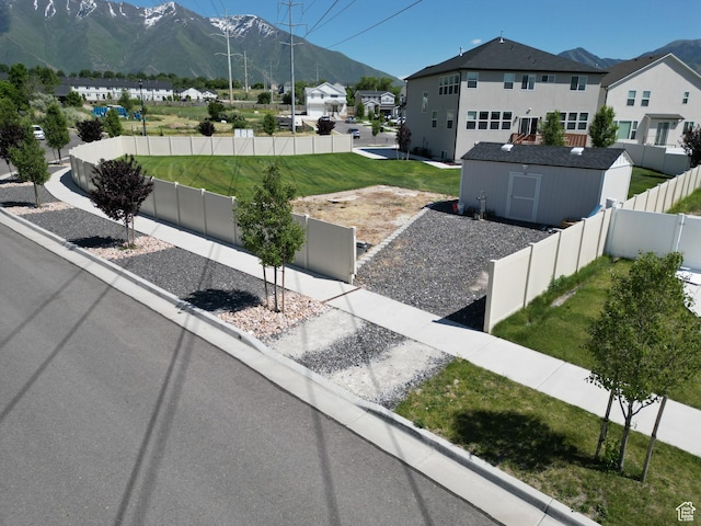 1573 N Woodside Dr, Spanish Fork, UT 84660 - exterior space with a mountain view and a residential view