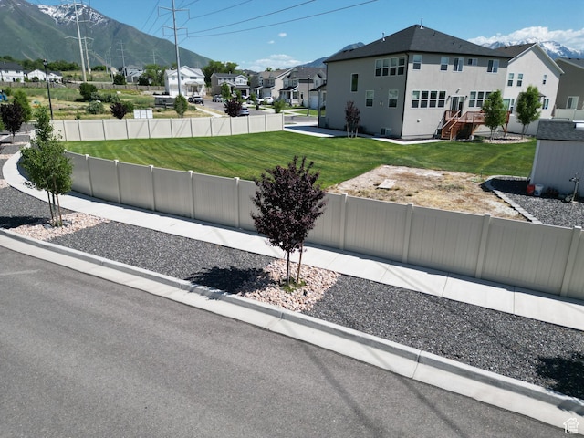 1573 N Woodside Dr, Spanish Fork, UT 84660 - exterior space with a residential view and a mountain view