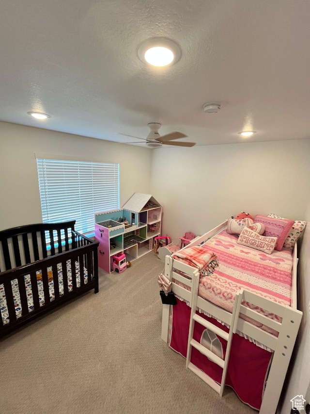 3198 N 3475 W, Plain City, UT 84404 - bedroom with carpet flooring and a ceiling fan