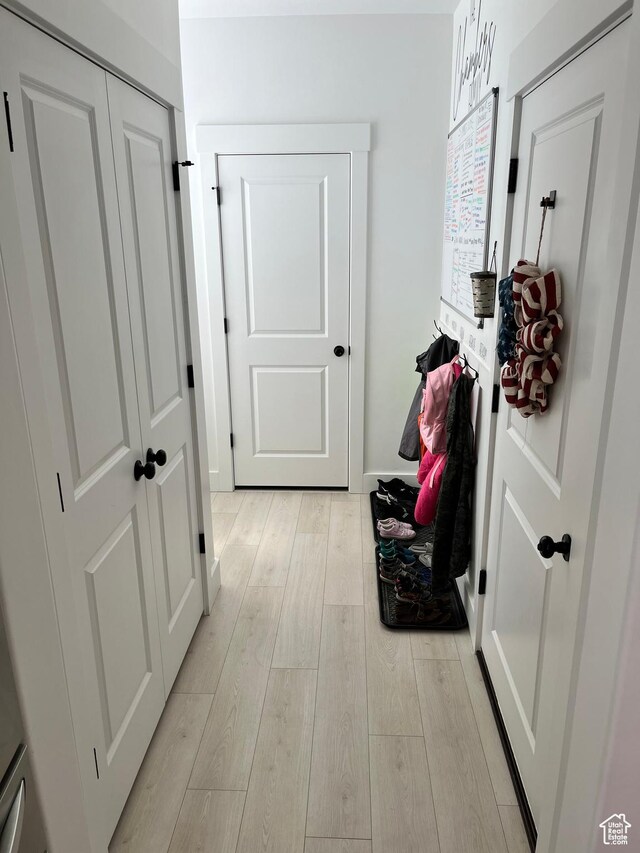 3198 N 3475 W, Plain City, UT 84404 - hallway with light wood-style flooring