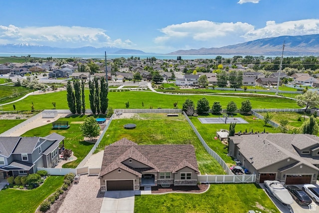 261 W 1200 S, Lehi, UT 84043 - aerial view of residential area with a mountain backdrop