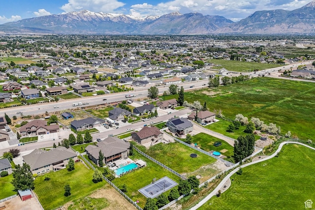 261 W 1200 S, Lehi, UT 84043 - aerial perspective of suburban area with a mountain backdrop
