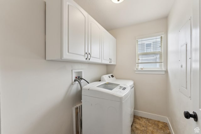 261 W 1200 S, Lehi, UT 84043 - laundry room featuring washing machine and clothes dryer, cabinet space, and baseboards