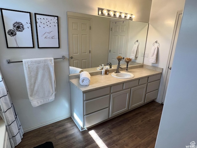 1305 S 1410 E, Provo, UT 84606 - full bath featuring wood finished floors and vanity
