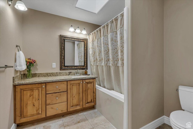 10605 S Willow Valley Rd W, South Jordan, UT 84095 - bathroom with toilet, vanity, curtained shower, and a bathtub