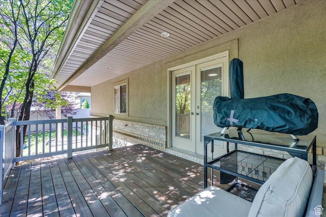 10605 S Willow Valley Rd W, South Jordan, UT 84095 - deck with french doors
