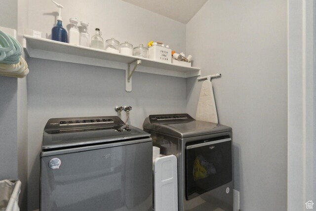 12214 S Hidden Valley Rd, Sandy, UT 84092 - washroom with washing machine and dryer