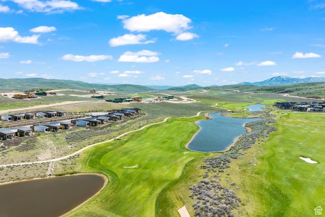 6312 Double Deer Loop, Park City, UT 84098 - aerial view of residential area featuring a water and mountain view and a local golf course