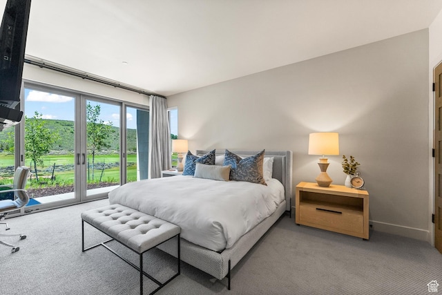 6312 Double Deer Loop, Park City, UT 84098 - bedroom with light colored carpet, access to outside, and baseboards