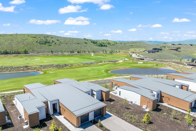 6312 Double Deer Loop, Park City, UT 84098 - drone / aerial view of a water and mountain view and a local golf course