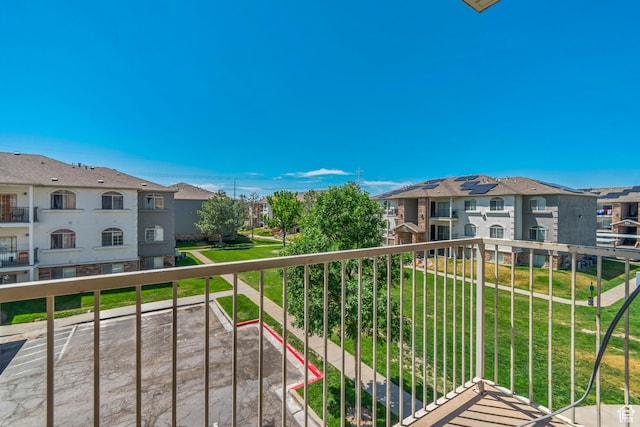3478 S Cozy River Pl W Unit 210, West Valley City, UT 84119 - balcony featuring a residential view