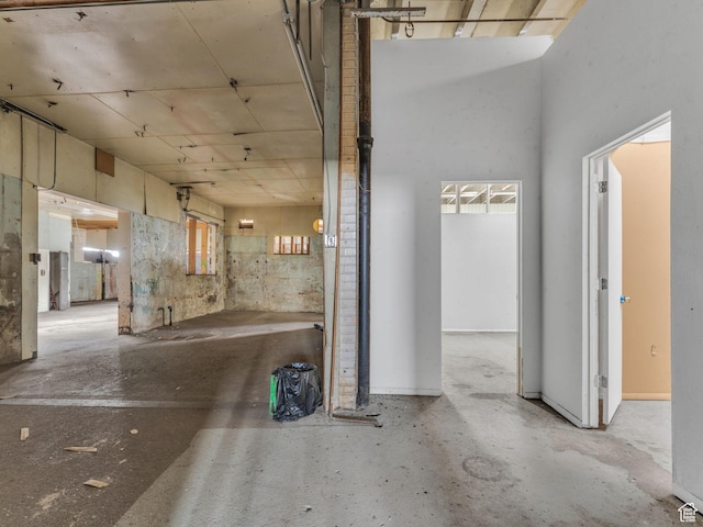 40 S Freedom Blvd, Provo, UT 84601 - hall with unfinished concrete floors