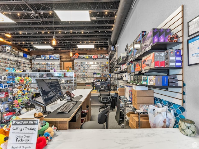 40 S Freedom Blvd, Provo, UT 84601 - miscellaneous room featuring carpet floors and a textured wall