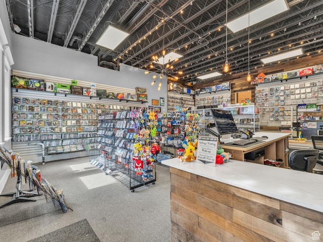 40 S Freedom Blvd, Provo, UT 84601 - miscellaneous room featuring carpet and a workshop area
