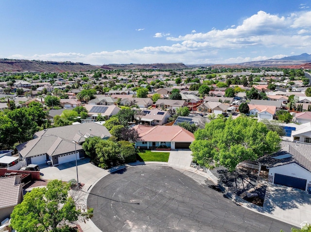 2137 E 170th Cir S, St George, UT 84790 - aerial perspective of suburban area featuring a mountainous background