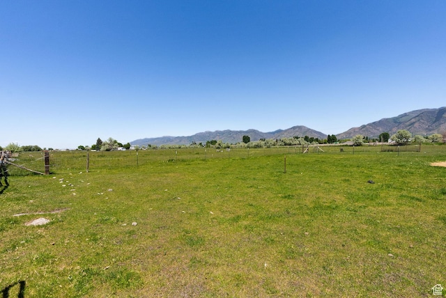 1435 W 600 S, Logan, UT 84321 - view of yard with a rural view and a mountain view