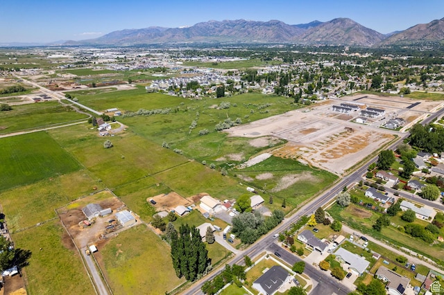 1435 W 600 S, Logan, UT 84321 - aerial view of property and surrounding area with mountains